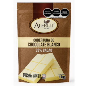 Cobertura de Chocolate Blanco 38% Cacao (1kg) - Calidad Premium