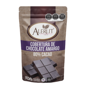 Cobertura de Chocolate Amargo 80% Cacao (1kg) - Calidad Premium