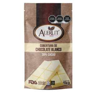 Cobertura de Chocolate Blanco 38% Cacao (1kg) - Calidad Premium