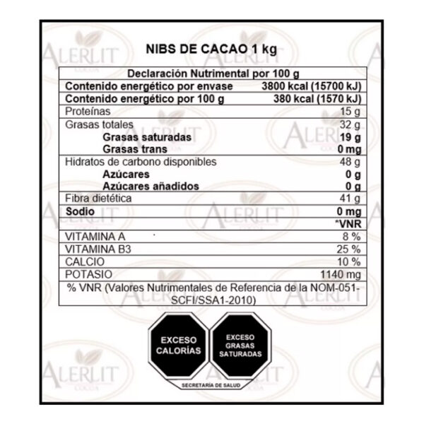 Nibs de Cacao 1kg - Imagen 2